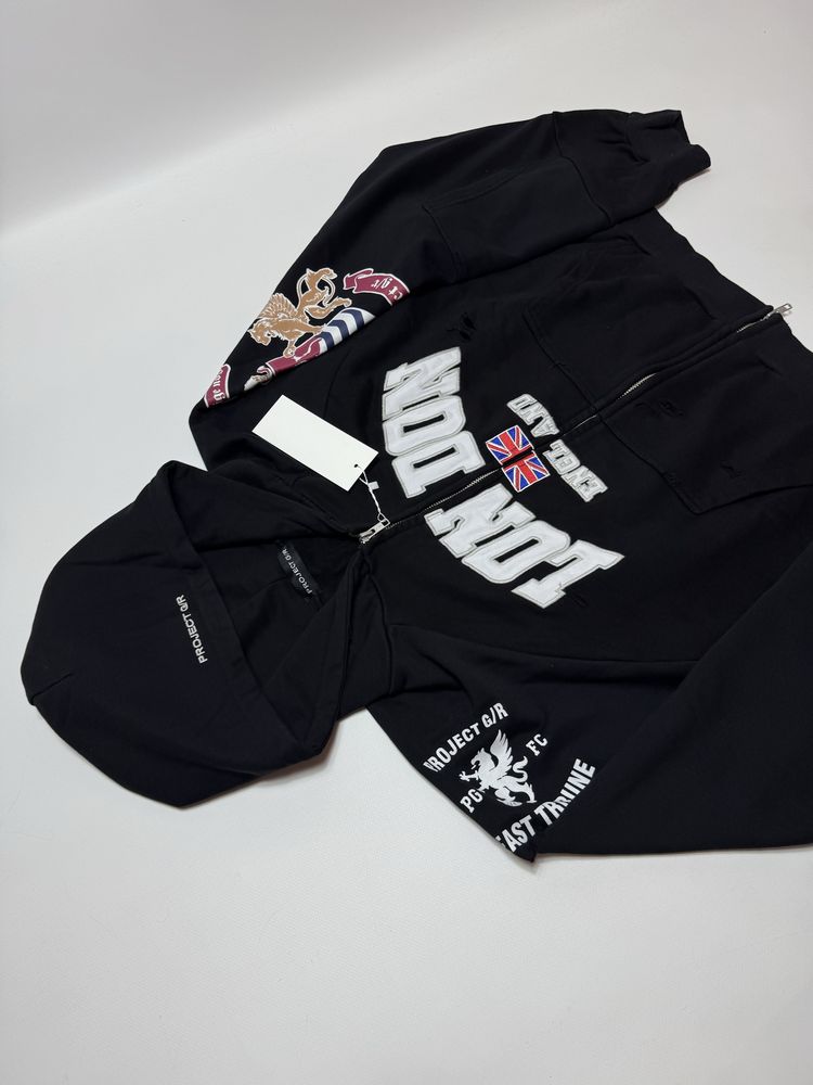 Зіп худі Grailz Project G/R S M L ERD Oversized Rick Zip up hoodie