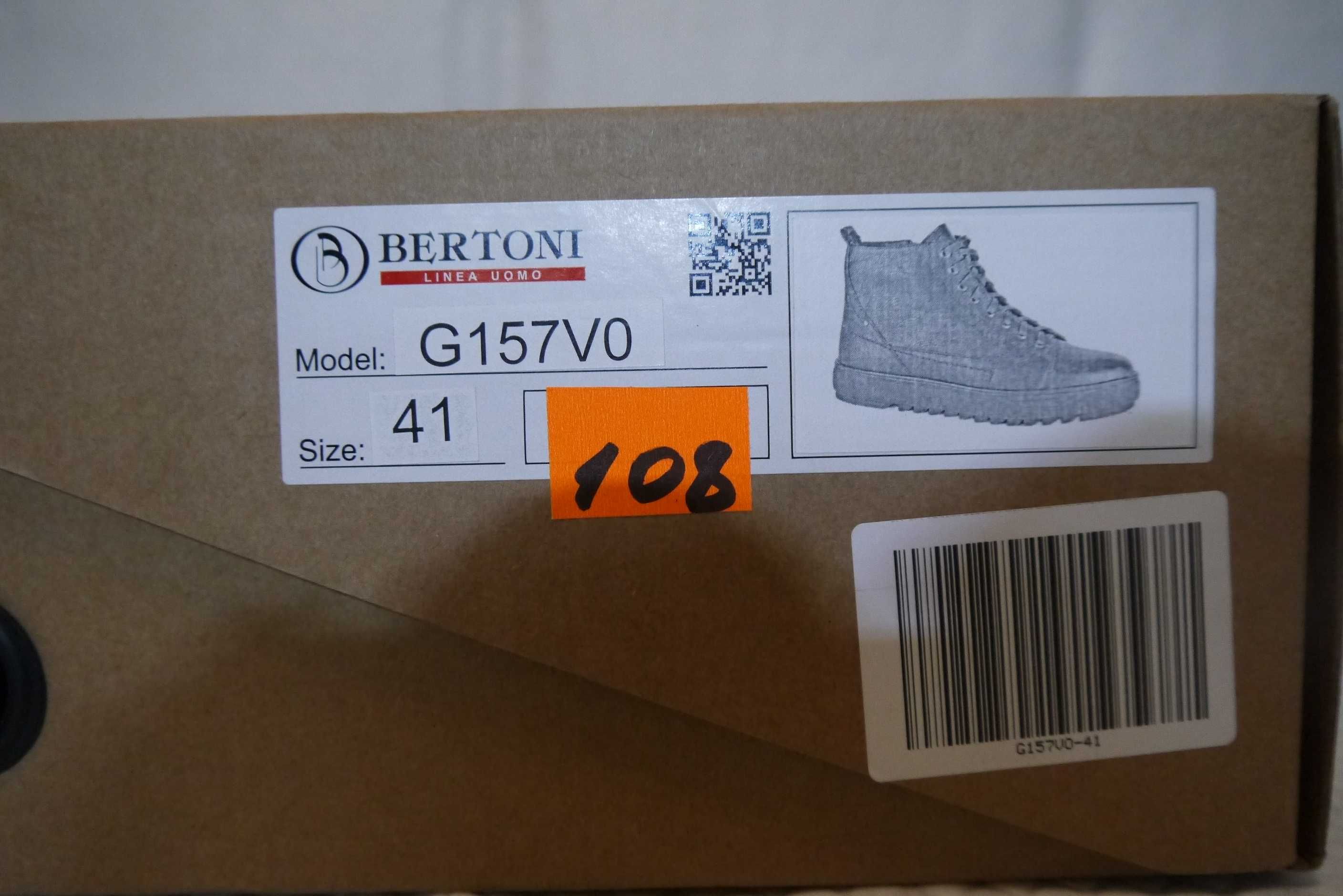 Шкiрянi черевики Bertoni