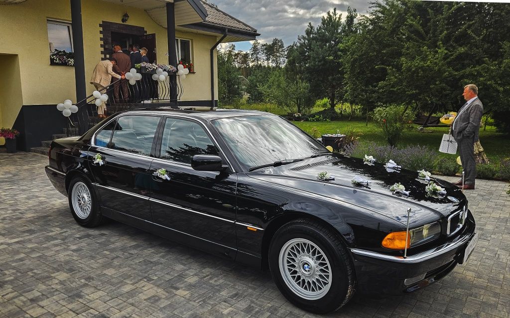 Auto do wesela ślubu BMW E38 740Li E60 545i