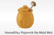 Pojemnik kubek na miód z nabierakiem