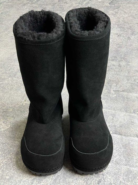 BALENCIAGA ALASKA High Fur Boots black ботинки чоботи чорні сапожки