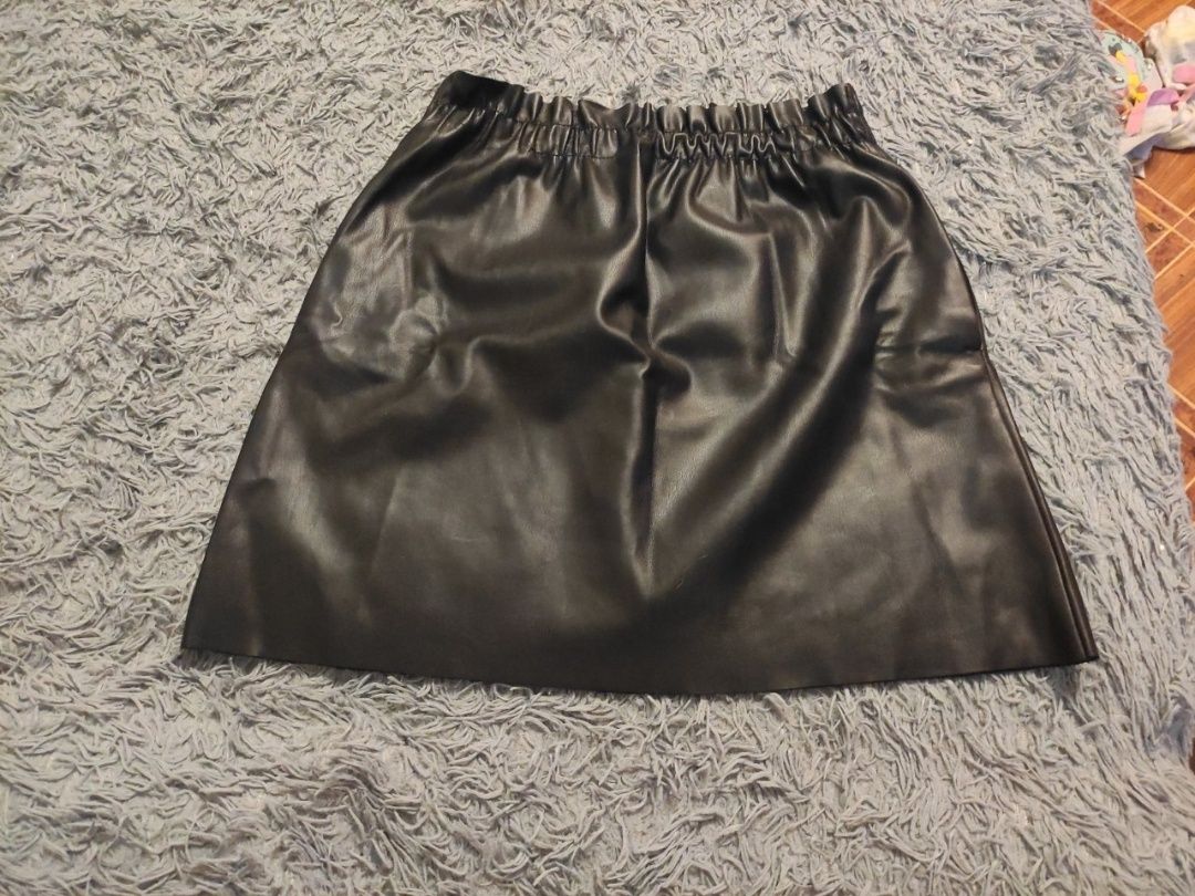 Шкіряна спідниця Zara