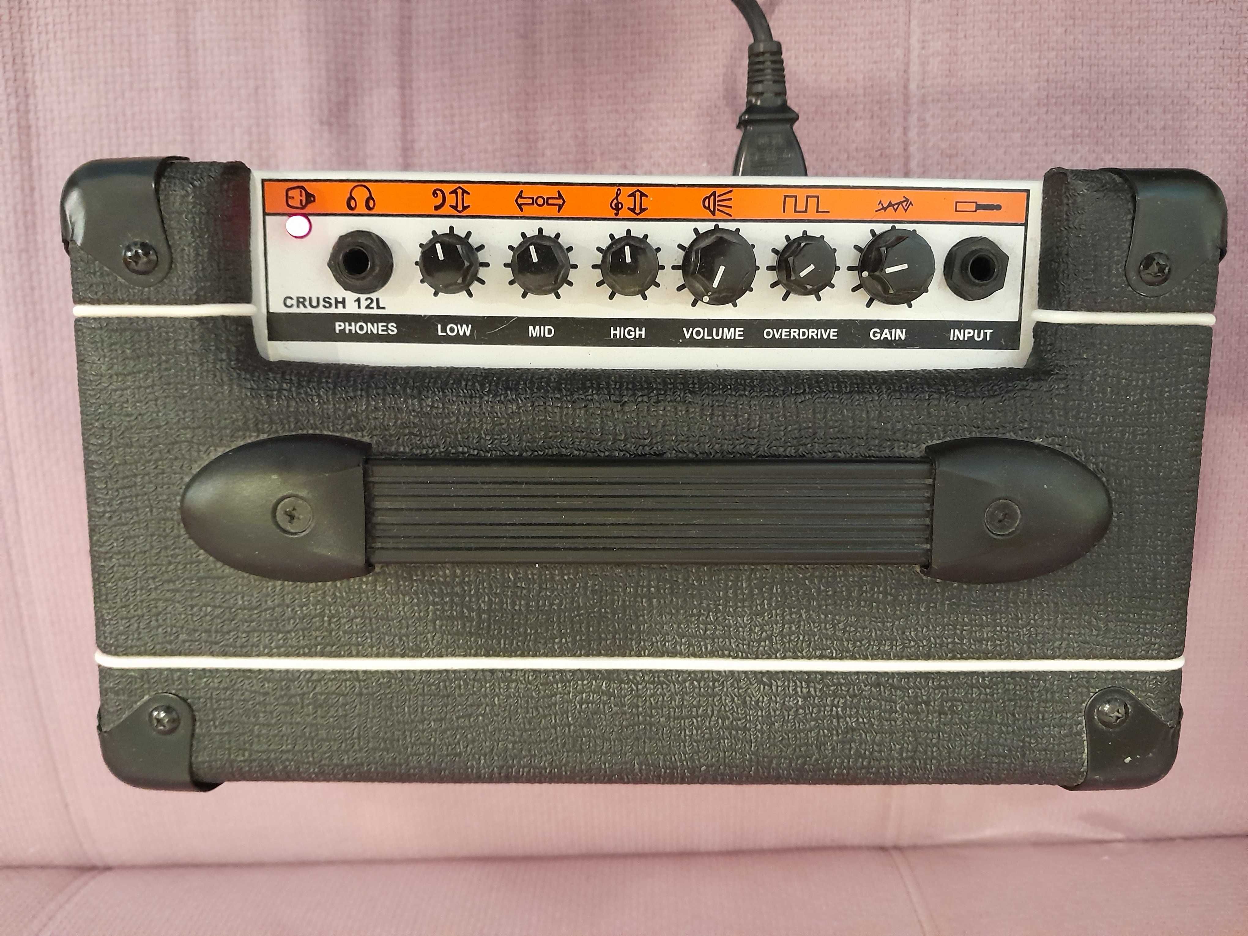 Wzmacniacz piecyk gitara elektryczna Orange CRUSH 12 L kabel 6m gratis