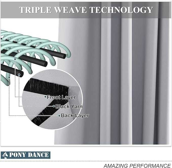Zasłona zaciemniająca termiczna 210 (dł) × 132 (szer) cm szara, 1 szt.