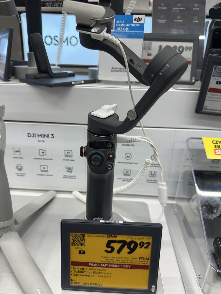 Dji Osmo mobile 6 Gimbal Nowy rozpakowany