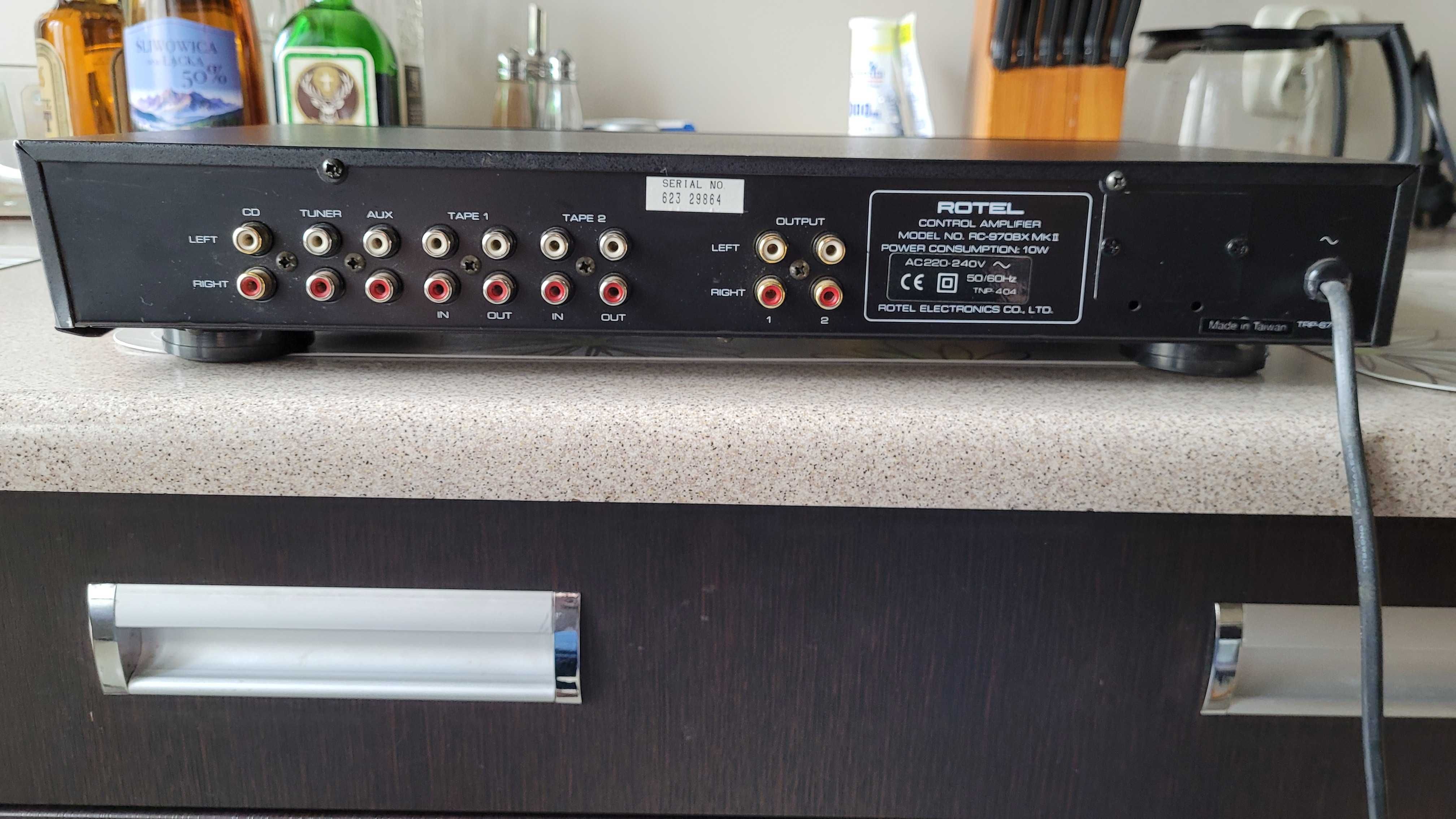 ROTEL RC-970BX MK II, przedwzmacniacz, preamp vintage HI FI