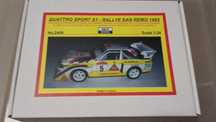 Kit resina modelismo Audi Quattro Reji 1/24