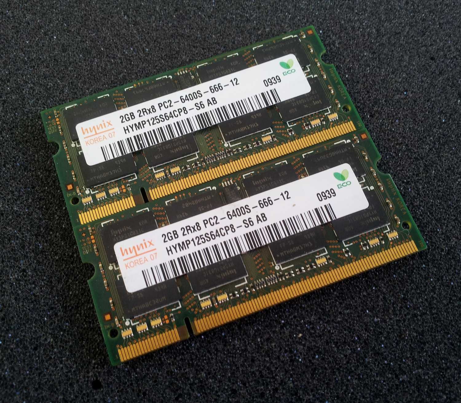 Memória Portátil SO-DIMM 4GB 2x2GB PC2-6400 DDR2 800Mhz CL6