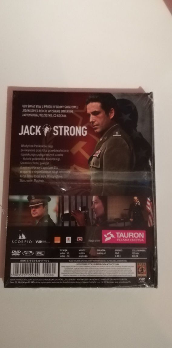 Jack Strong płyta DVD i książka nowe