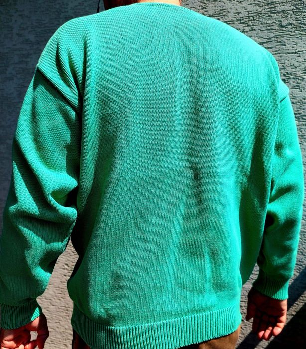 Sweter JOOP! zielony rozm. 56 piękny odcień premium design sartorial