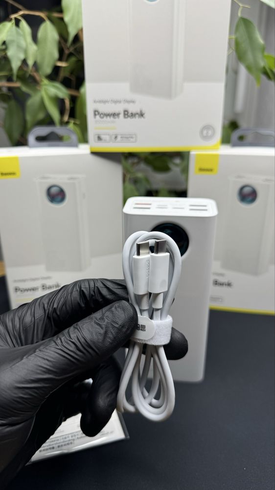 Портативний акумулятор Базеус Baseus 30000 mAh 65w зарядка ноута