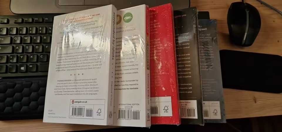 5 Livros do Thomas Erikson NOVOS [Portes Grátis]