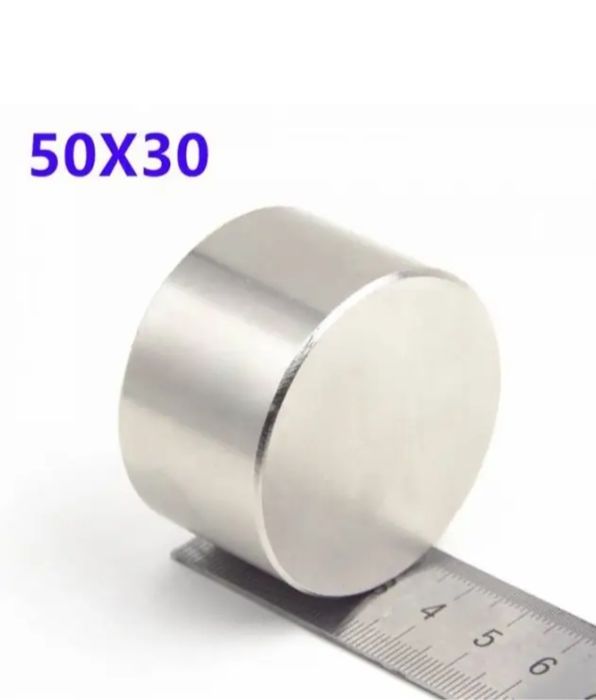 Неодимовый магнит N42 50x30 Польша.