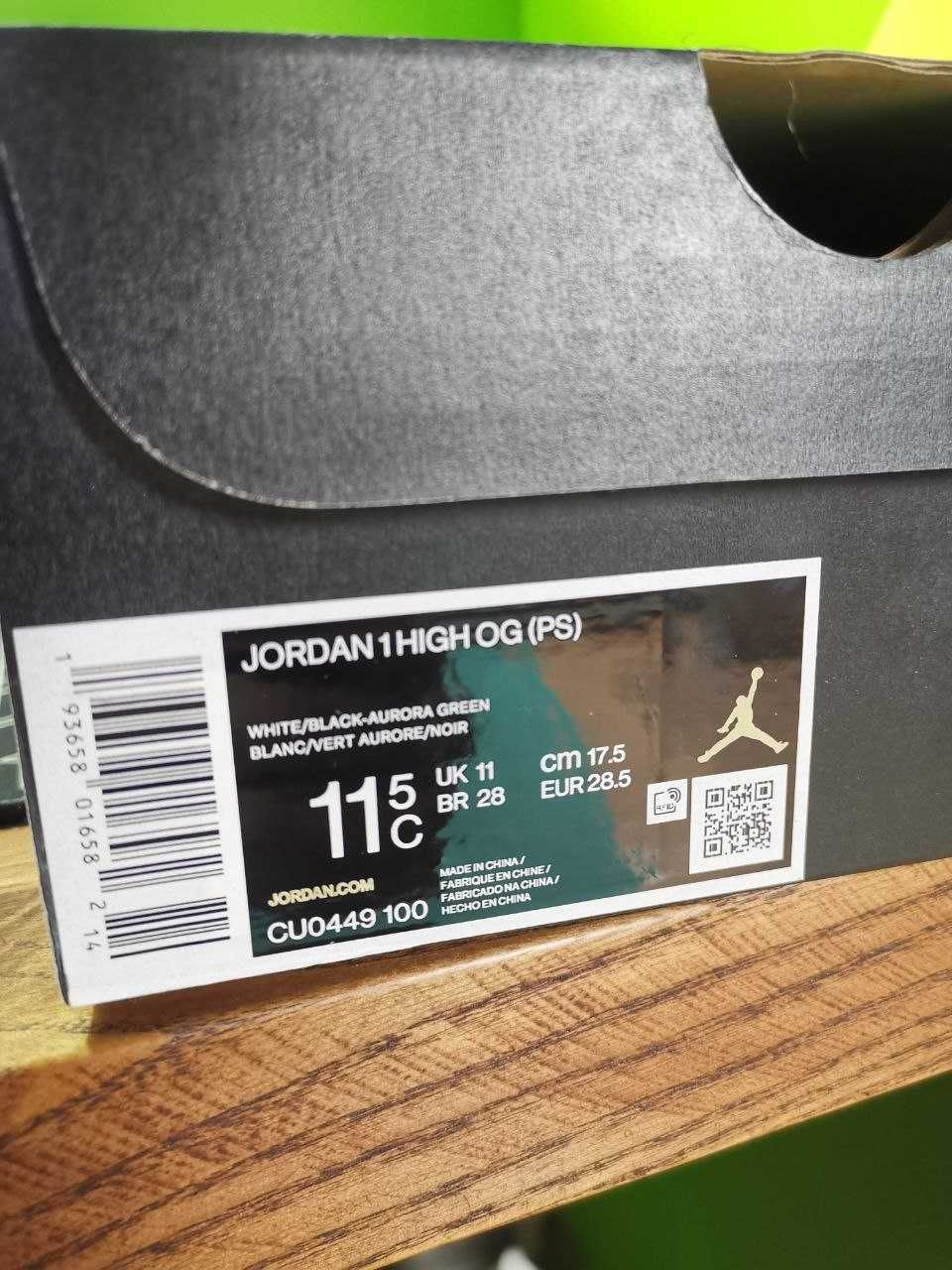 Oryginalne Jordan 1 Retro High Tie Dye (PS)