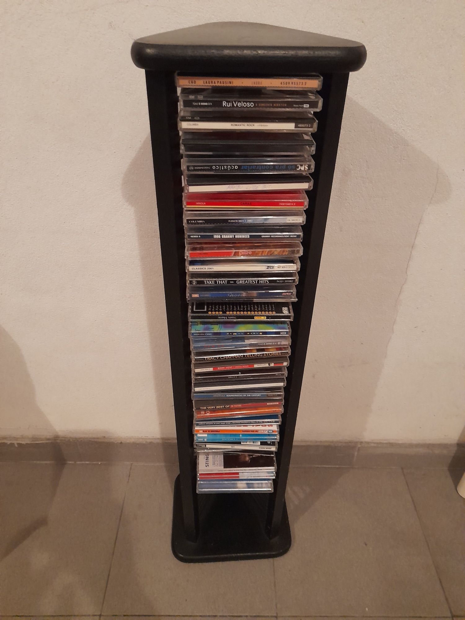 Porta CDs com CDs