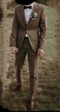 Garnitur Viggo Suits London j.Nowy Caramel