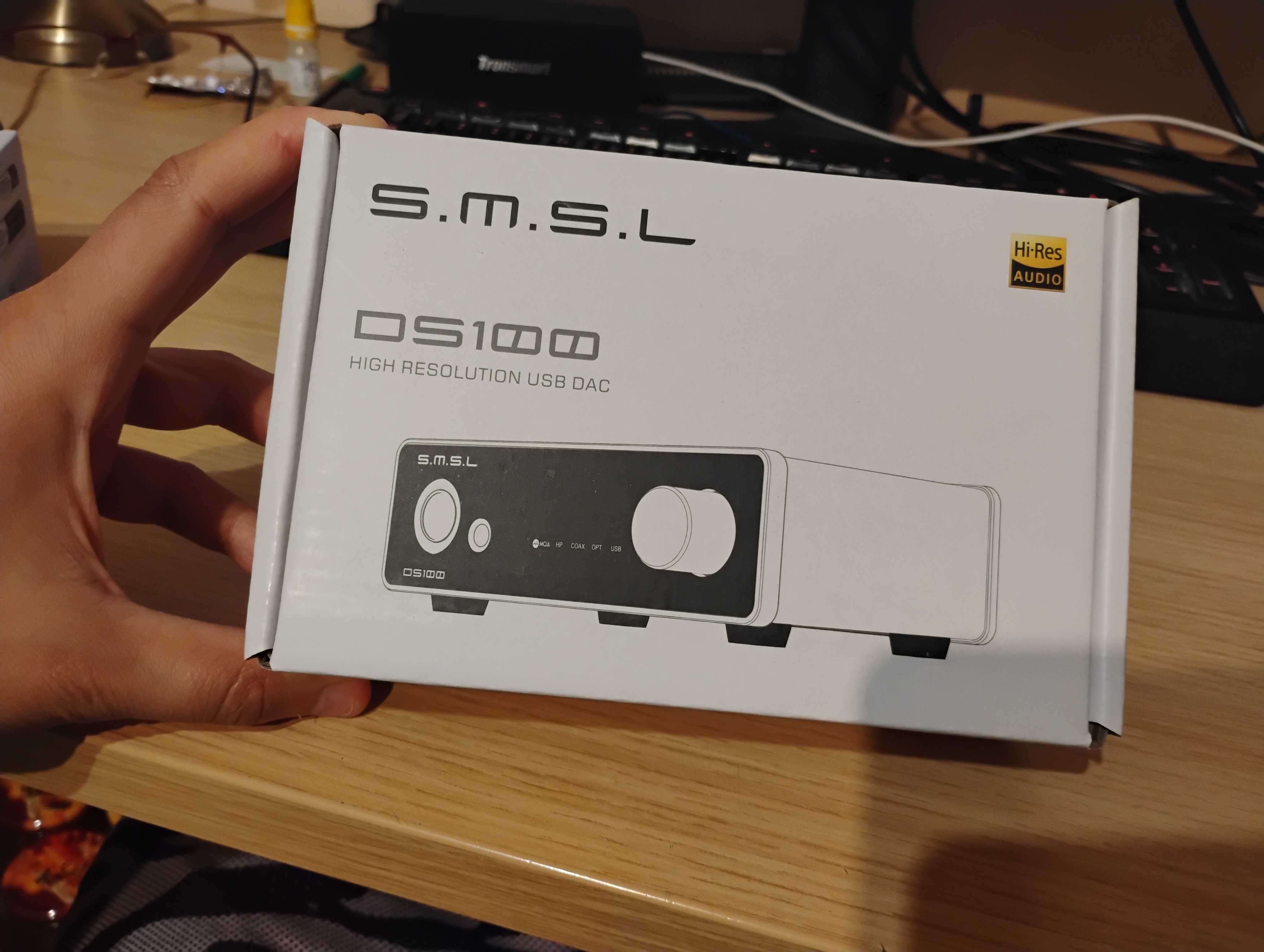 Wzmacniacz Słuchawkowy DAC SMSL DS100 XMOS XU-316 32bit/768kHz DSD256