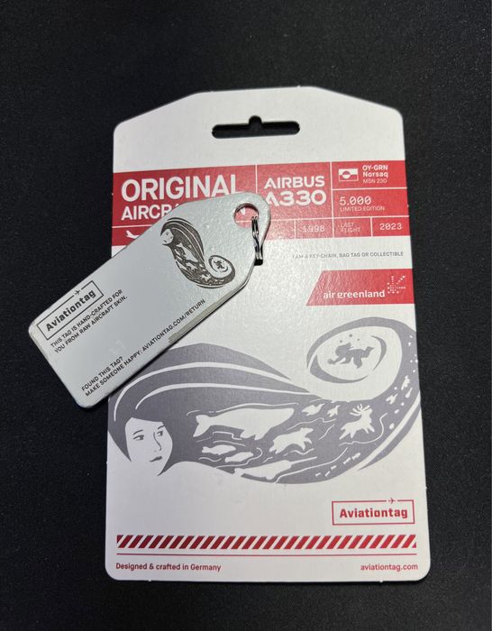 Aviationtag Air Greenland A330 Bi-Colour