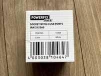 Gniazdko z 2 portami USB - Powerfix Profi+ 10464 IAN 315360