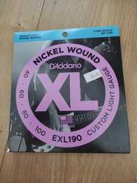 Struny D'Addario EXL190 Nickel 40-100