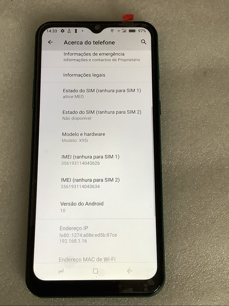 Smartphone Doogee X95i