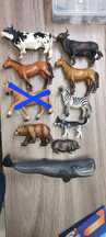 фигурки schleich бык конь зебра лошадь кабан