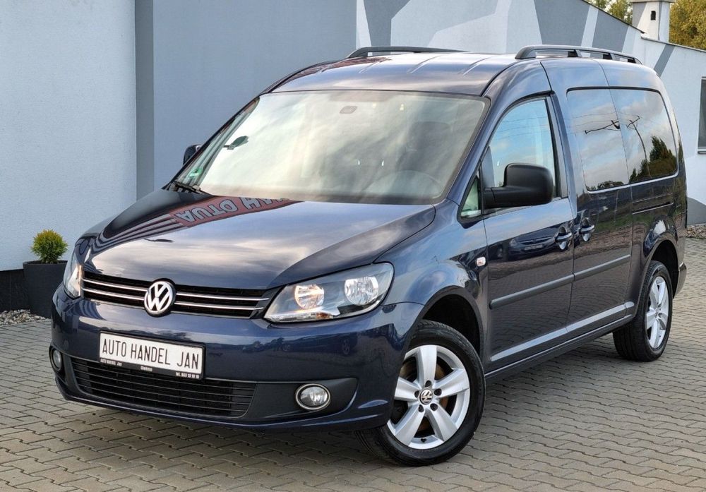 Volkswagen Caddy MAXI 2,0 TDI CR 140KM 6-Biegów Klima 7-Osób !