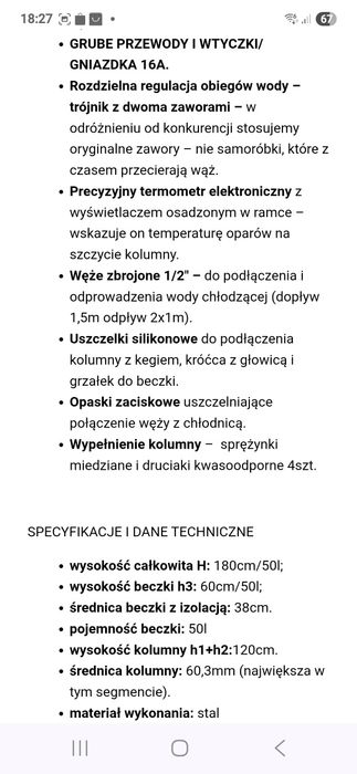 Destylator automatyczny