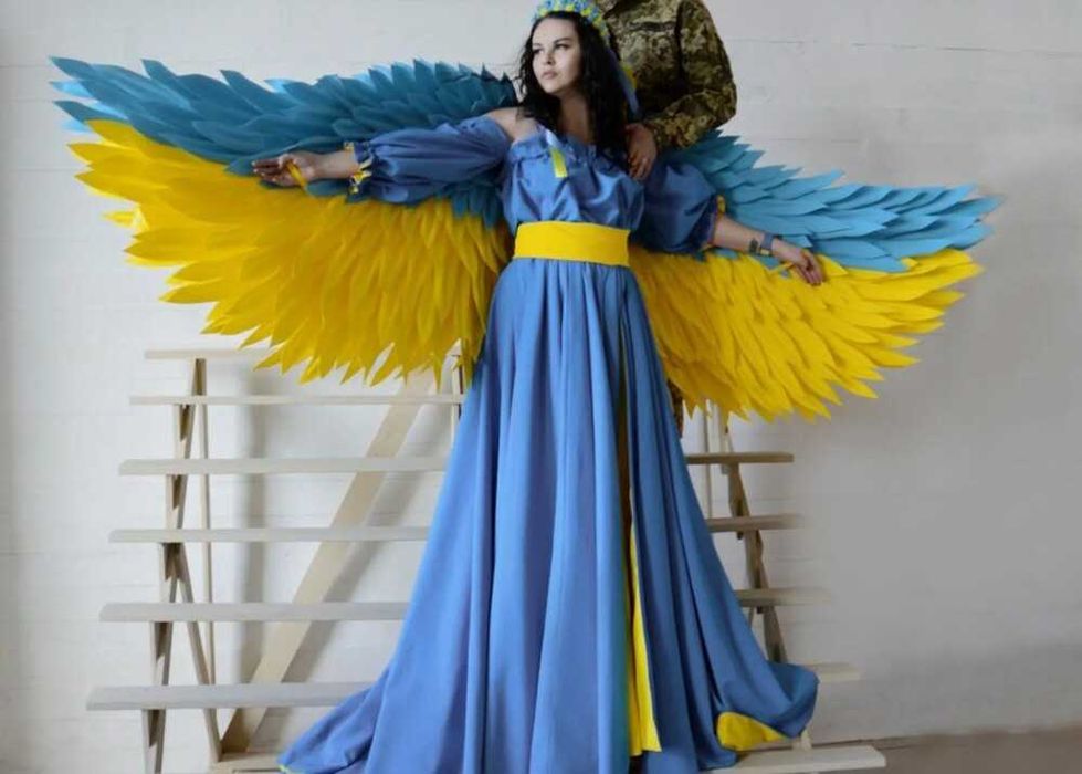 Крылья Ангела Патриотические - Украинские в наличии и на заказ
