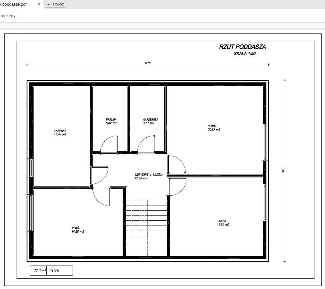 Dom z ekspozycji P-90+ 160 m2 z instalacjami!