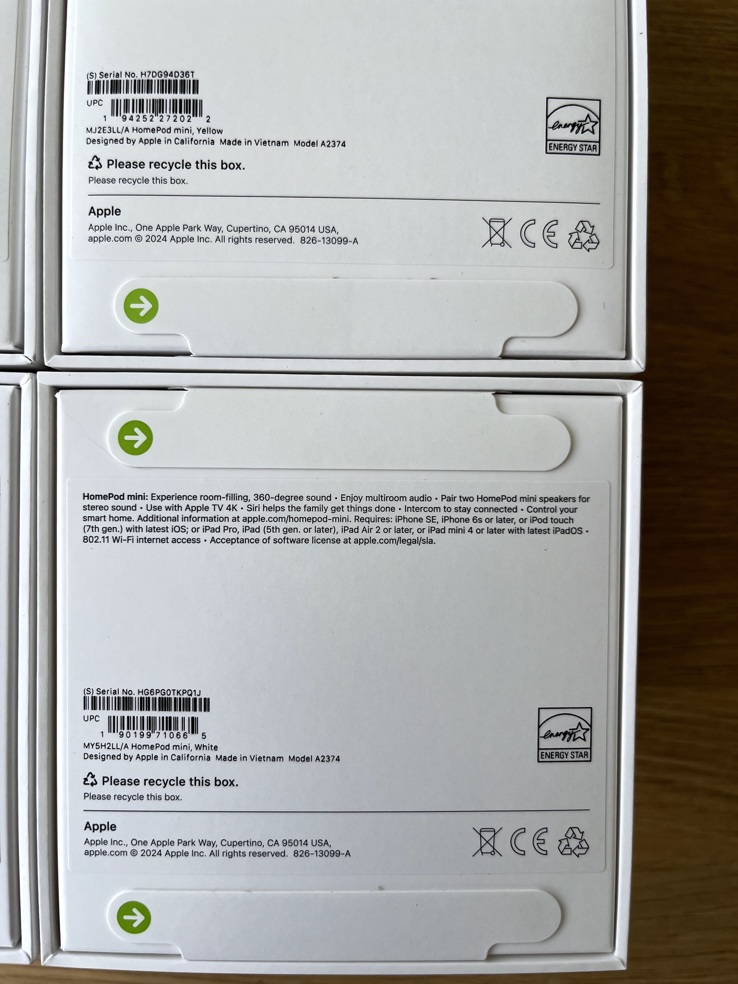 Нова колонка Apple HomePod mini White Midnight Orange Yellow Blue