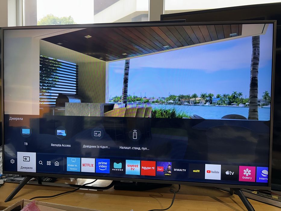 Телевізор 43” 4K Samsung UE43TU7100UXUA, Smart TV.
