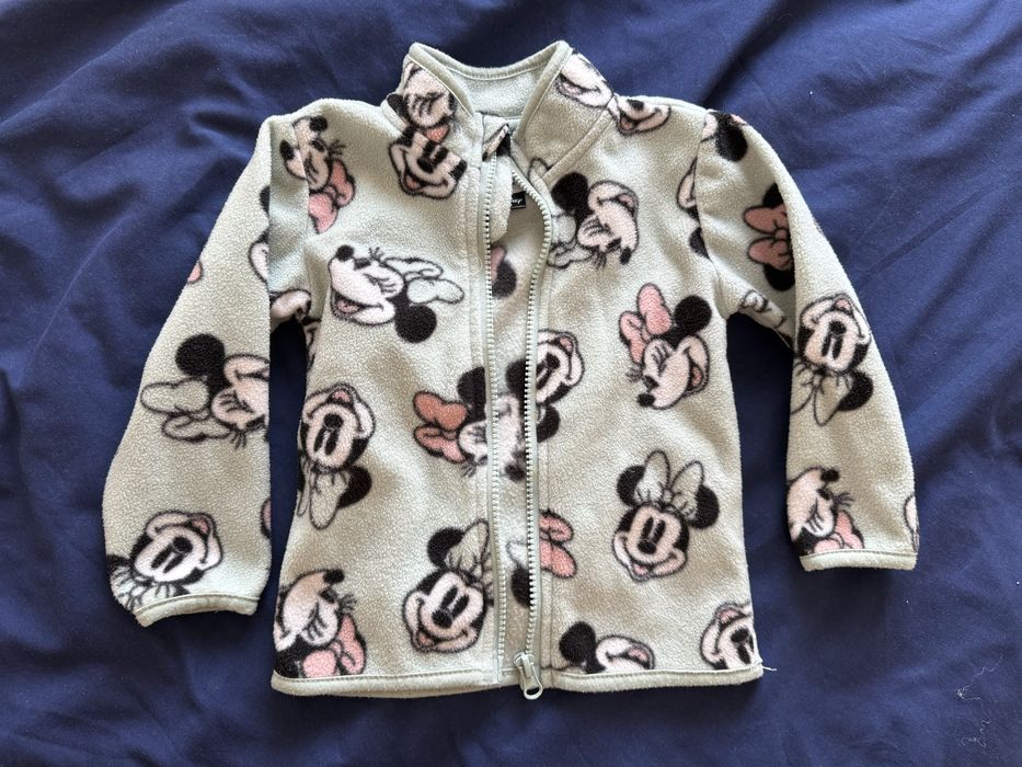 Dres polarowy spodnie polarowe bluza polarowa 92 Myszka Minnie