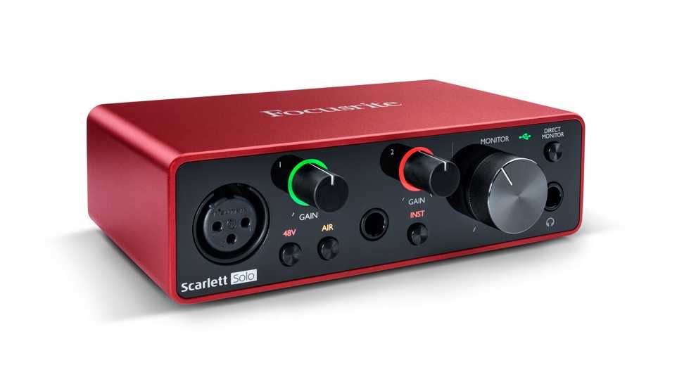 Nowy Interfejs Audio Focusrite Scarlett Solo 3rd Gen *PROMOCJA*