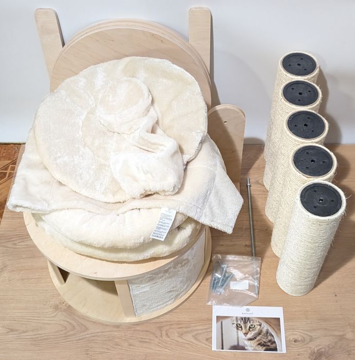 Natural Paradise Drapak Sufitowy Dla Kota Magnolia Kremowy do270cm OTW