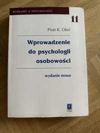 Wprowadzenie do psychologii osobowosci wydanie nowe Piotr Oleś