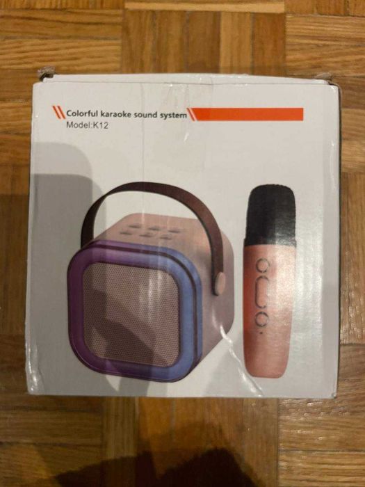 Mini Zestaw Do Karaoke 2szt Mikrofony + GŁOŚNIK DLA DZIECI A4