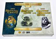BALDUR'S GATE I & II - edycja kolekcjonerska - duży big box PL, 11 CD