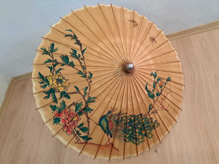 Chińska japońska parasolka drewniana papierowa drewniana dla gejszy