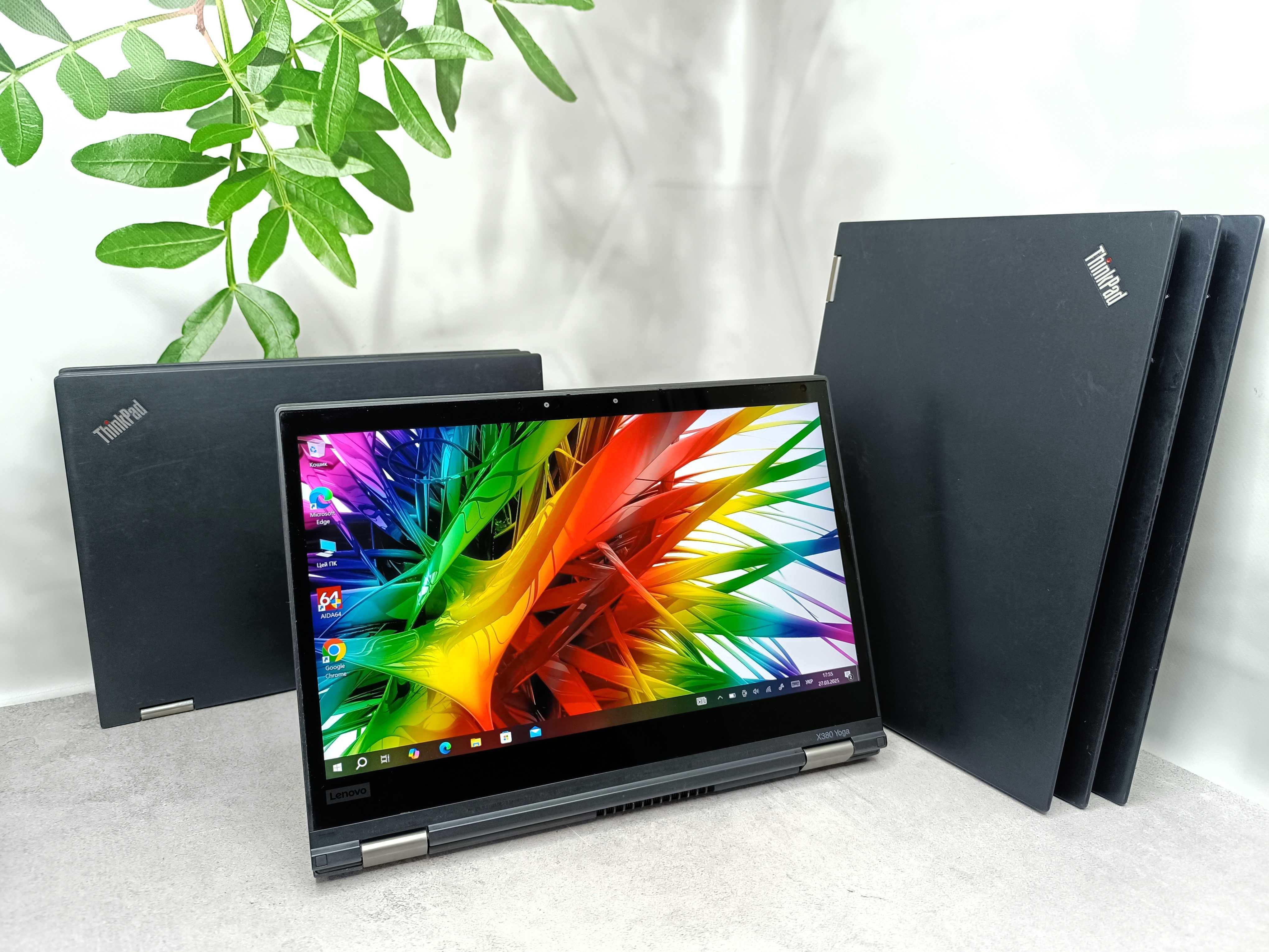 Сенсорний ноутбук Lenovo Yoga X380/i5-8250U/8/128M2+Стилус/IPS/Уцінка!