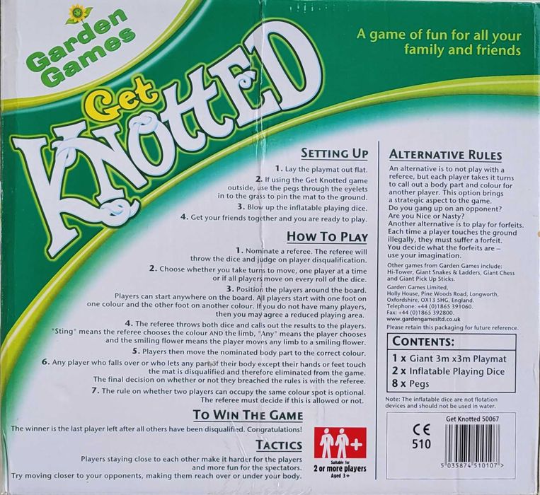 Jogo de Jardim em Família - Get Knotted, top UK garden game