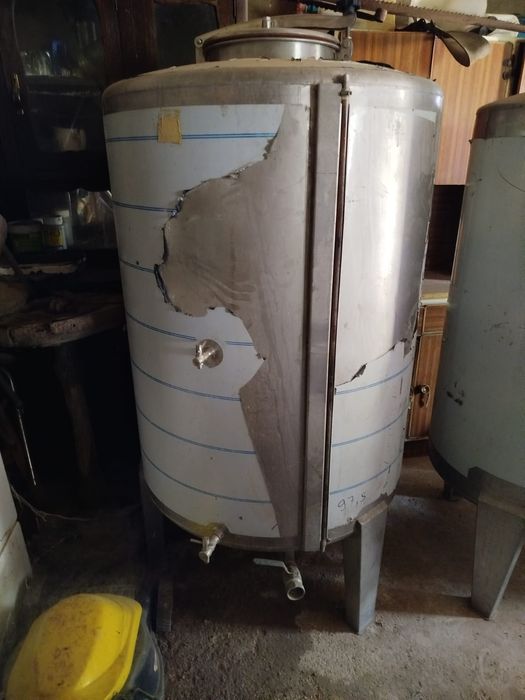 Cubas para vinho em inox