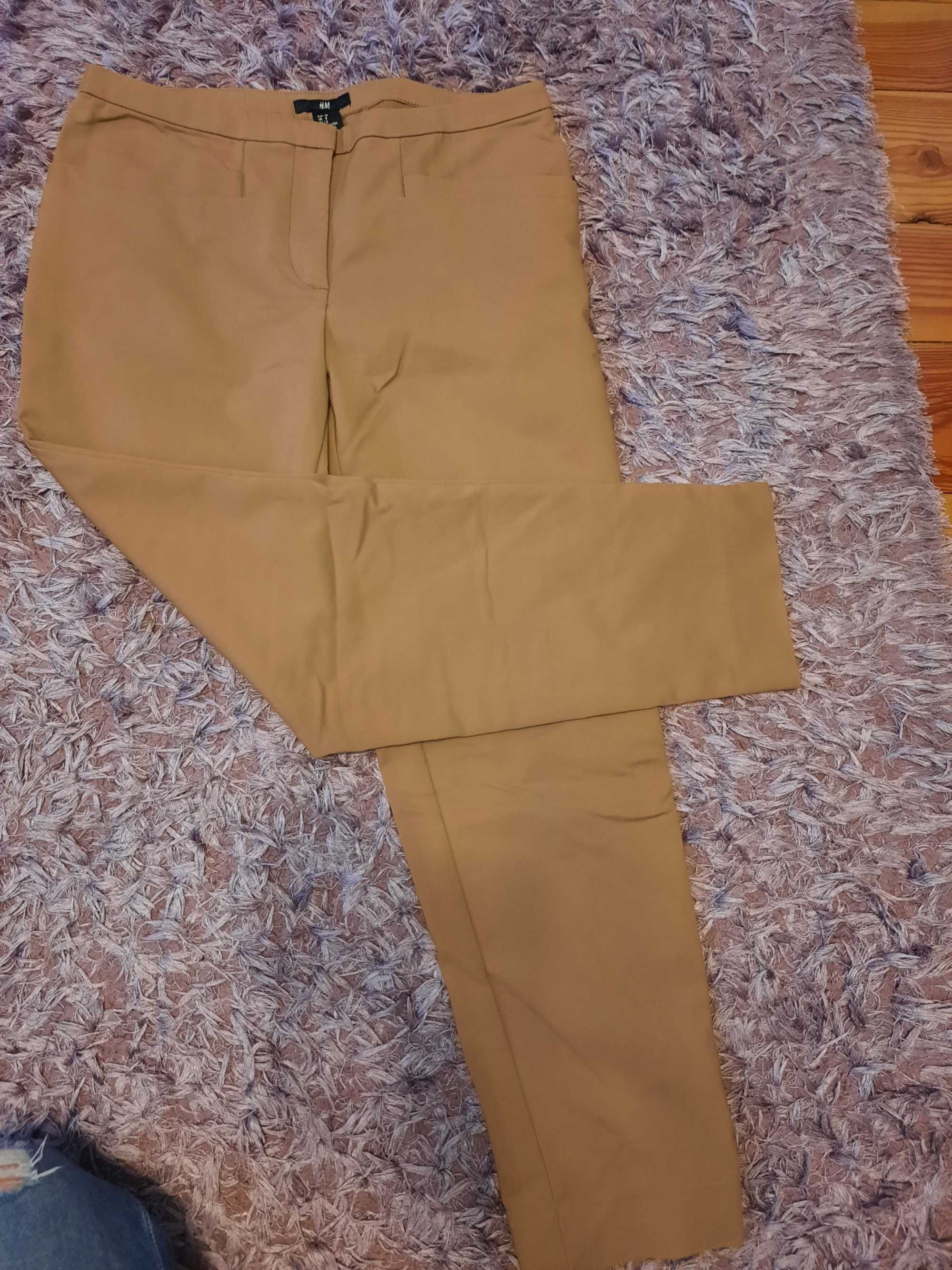 Spodnie nad kostke HM brązowe