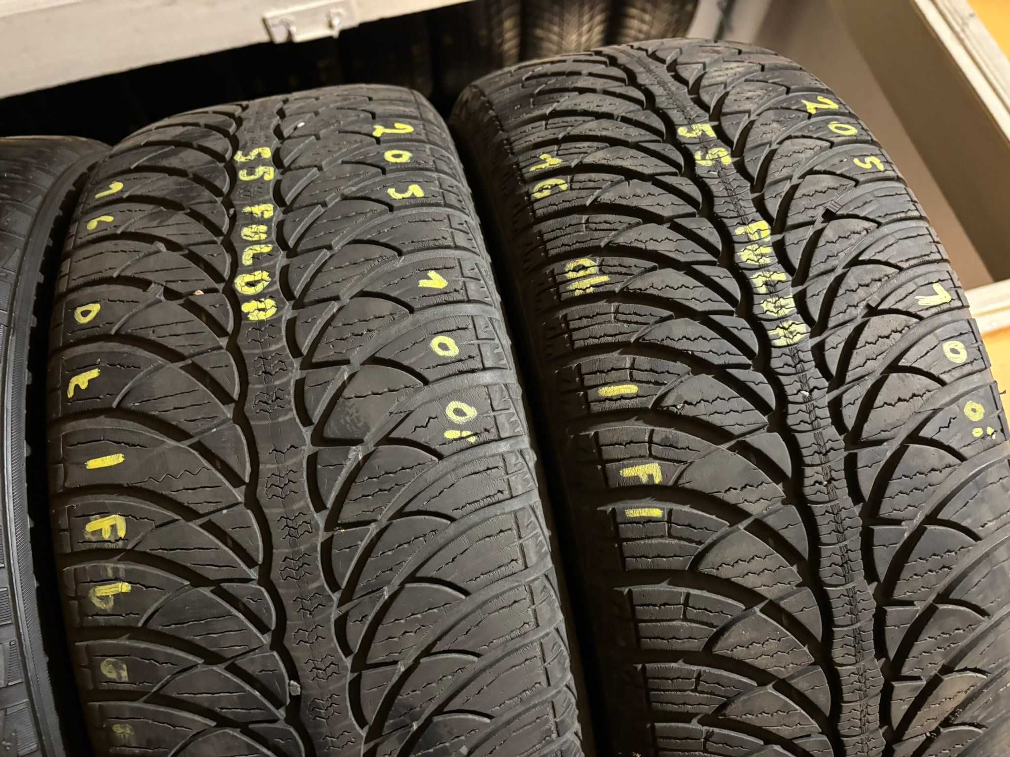 2X Opony Zimowe 205/55R16 91T FULDA KRISTALL MONTERO 3 6MM Spr. Całe!