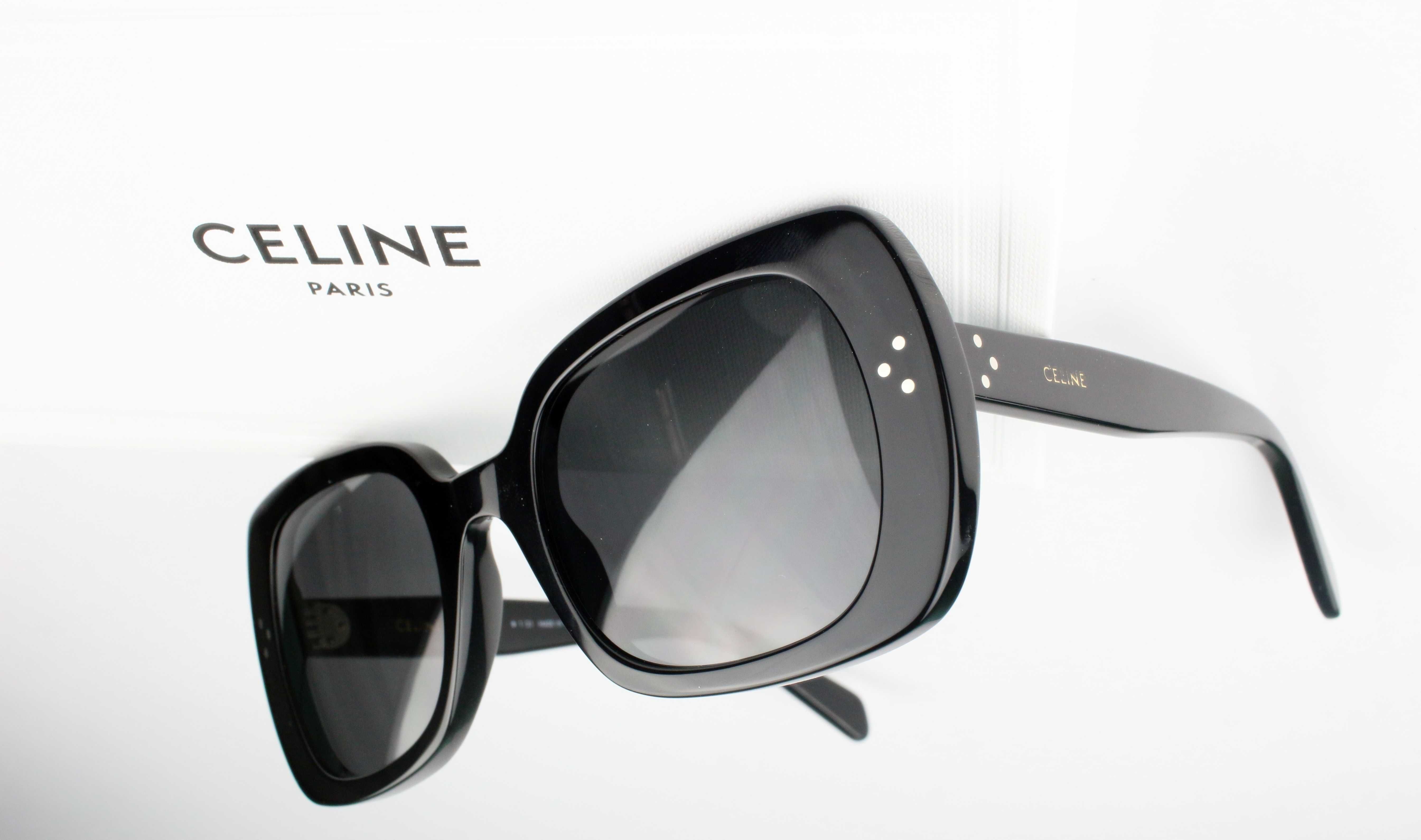 Nowe, ORYGINALNE Celine CL40188I Czarne