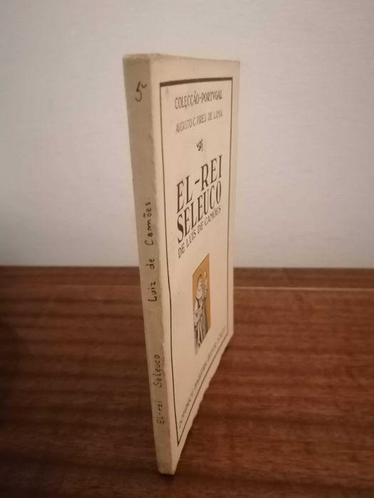 Livro RARO "El-Rei Seleuco" de Luis de Camões