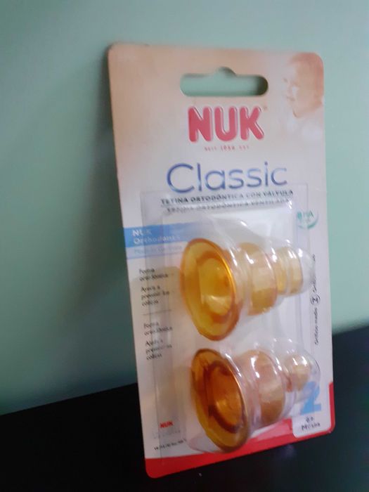 Nuk tetina para biberão classic +6m