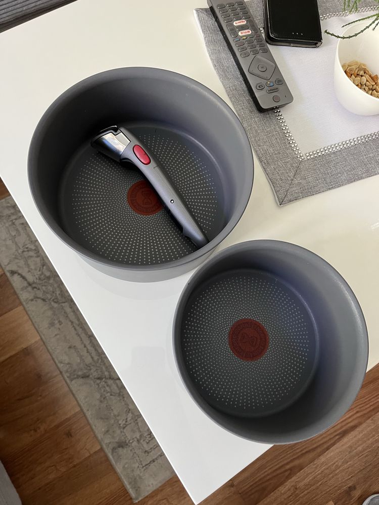 2 rondle tefal - 16 cm i 20cm z odlączaną rączką