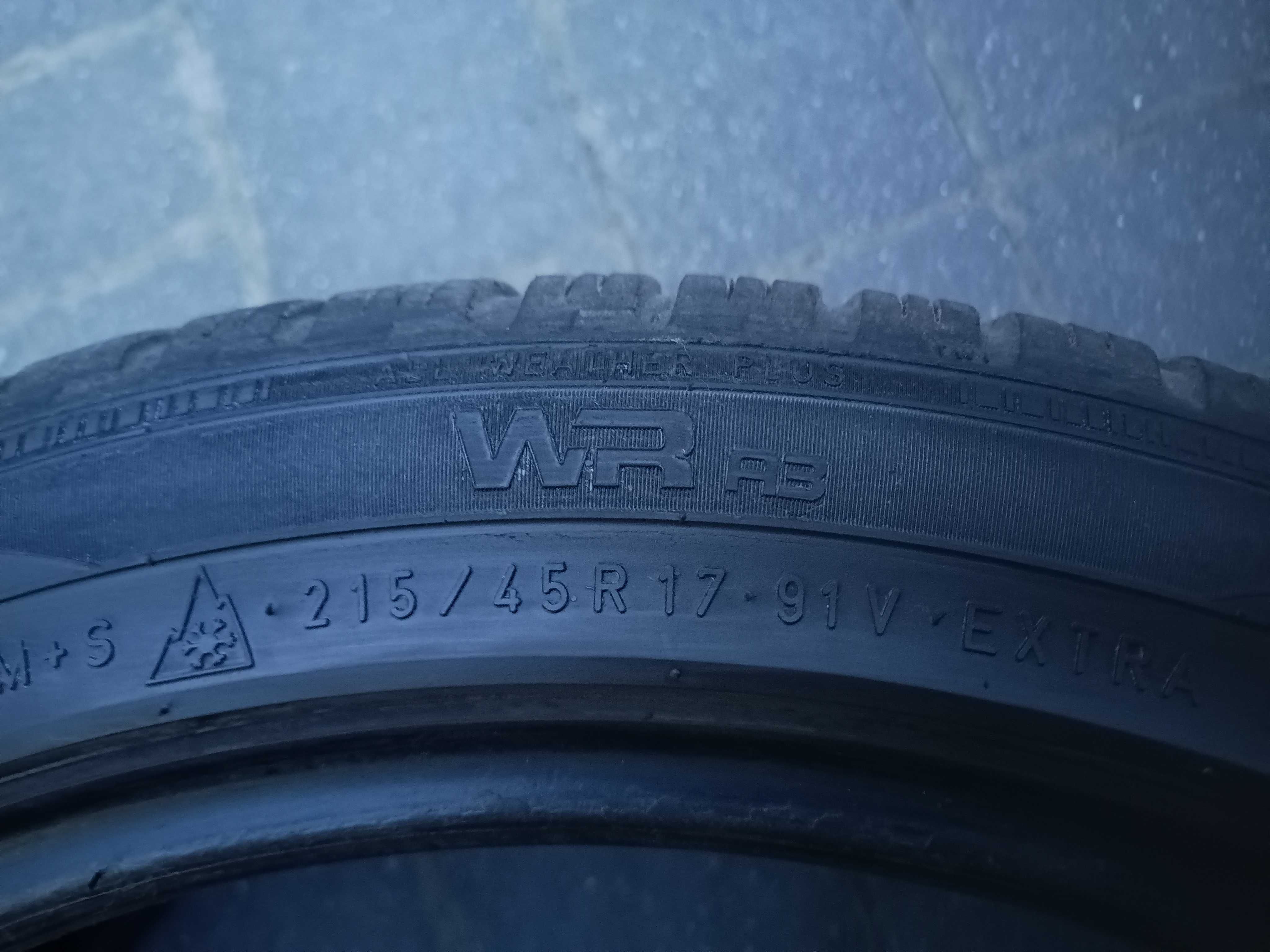 Opona 215/45/17 Nokian wr a3