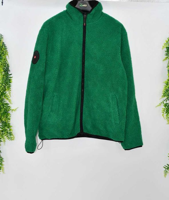 Ciepła bluza baranek na polarku Cropp zielona r. XL nowa